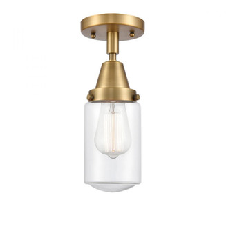 Dover - 1 Light - 5 inch - Brushed Brass - Semi-Flush Mount (3442|447-1C-BB-G312-LED)