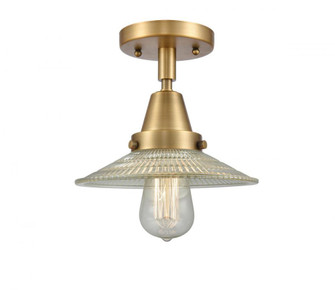 Halophane - 1 Light - 9 inch - Brushed Brass - Semi-Flush Mount (3442|447-1C-BB-G2-LED)