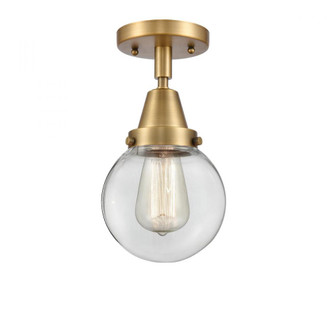 Beacon - 1 Light - 6 inch - Brushed Brass - Semi-Flush Mount (3442|447-1C-BB-G202-6-LED)