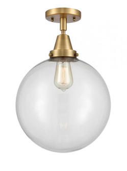 Beacon - 1 Light - 12 inch - Brushed Brass - Semi-Flush Mount (3442|447-1C-BB-G202-12-LED)