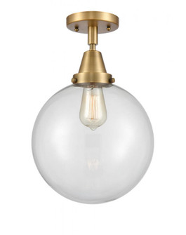 Beacon - 1 Light - 10 inch - Brushed Brass - Semi-Flush Mount (3442|447-1C-BB-G202-10)