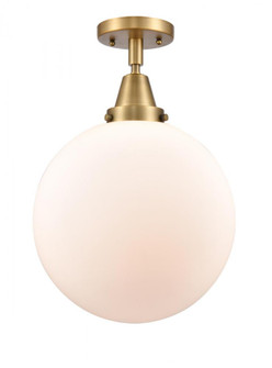 Beacon - 1 Light - 12 inch - Brushed Brass - Semi-Flush Mount (3442|447-1C-BB-G201-12)