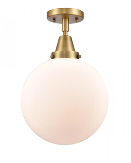Beacon - 1 Light - 10 inch - Brushed Brass - Semi-Flush Mount (3442|447-1C-BB-G201-10-LED)