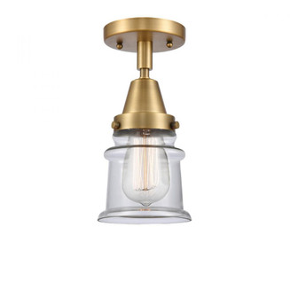 Canton - 1 Light - 6 inch - Brushed Brass - Semi-Flush Mount (3442|447-1C-BB-G182S)