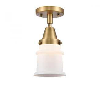 Canton - 1 Light - 6 inch - Brushed Brass - Semi-Flush Mount (3442|447-1C-BB-G181S-LED)