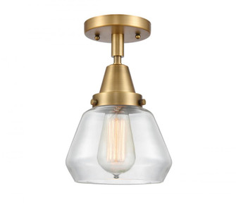 Fulton - 1 Light - 7 inch - Brushed Brass - Semi-Flush Mount (3442|447-1C-BB-G172)