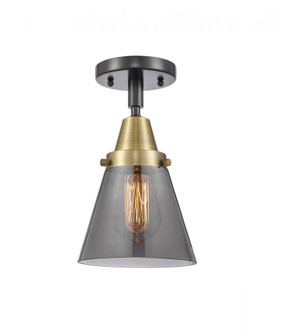 Cone - 1 Light - 6 inch - Black Antique Brass - Flush Mount (3442|447-1C-BAB-G63-LED)