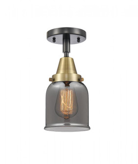 Bell - 1 Light - 5 inch - Black Antique Brass - Semi-Flush Mount (3442|447-1C-BAB-G53-LED)
