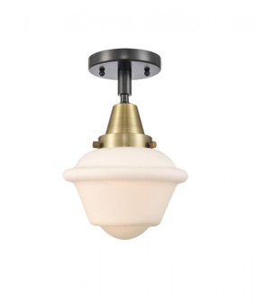 Oxford - 1 Light - 8 inch - Black Antique Brass - Semi-Flush Mount (3442|447-1C-BAB-G531)