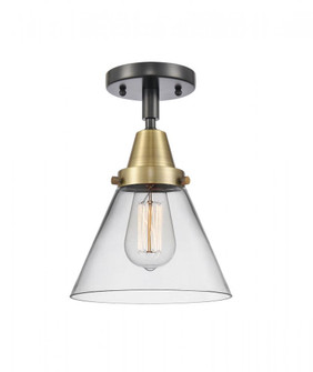 Cone - 1 Light - 8 inch - Black Antique Brass - Flush Mount (3442|447-1C-BAB-G42)