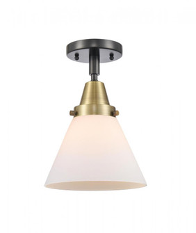 Cone - 1 Light - 8 inch - Black Antique Brass - Flush Mount (3442|447-1C-BAB-G41)