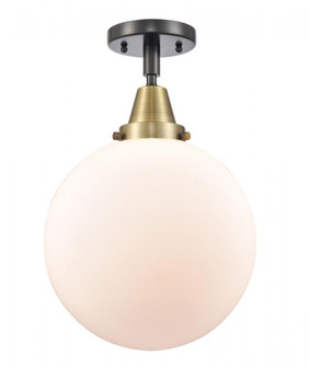 Beacon - 1 Light - 10 inch - Black Antique Brass - Semi-Flush Mount (3442|447-1C-BAB-G201-10)