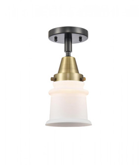 Canton - 1 Light - 6 inch - Black Antique Brass - Semi-Flush Mount (3442|447-1C-BAB-G181S-LED)
