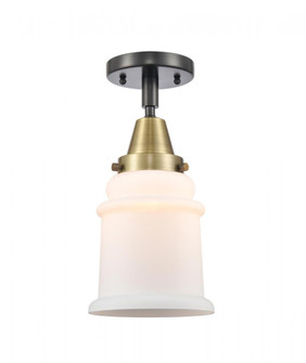 Canton - 1 Light - 6 inch - Black Antique Brass - Semi-Flush Mount (3442|447-1C-BAB-G181-LED)
