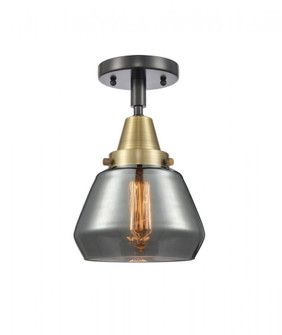 Fulton - 1 Light - 7 inch - Black Antique Brass - Flush Mount (3442|447-1C-BAB-G173-LED)
