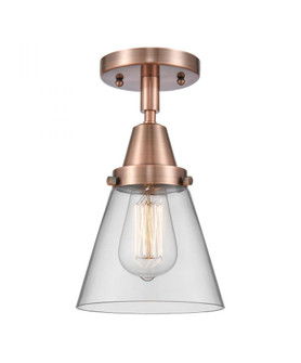 Cone - 1 Light - 6 inch - Antique Copper - Semi-Flush Mount (3442|447-1C-AC-G62)