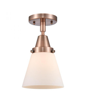 Cone - 1 Light - 6 inch - Antique Copper - Semi-Flush Mount (3442|447-1C-AC-G61)