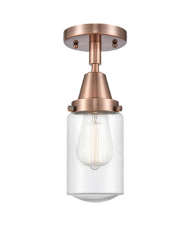 Dover - 1 Light - 5 inch - Antique Copper - Semi-Flush Mount (3442|447-1C-AC-G314)