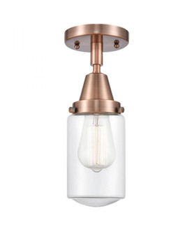 Dover - 1 Light - 5 inch - Antique Copper - Semi-Flush Mount (3442|447-1C-AC-G312)
