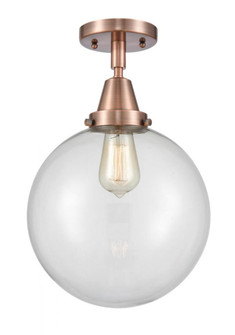 Beacon - 1 Light - 10 inch - Antique Copper - Semi-Flush Mount (3442|447-1C-AC-G202-10-LED)