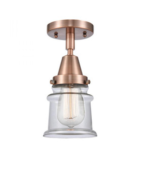 Canton - 1 Light - 6 inch - Antique Copper - Semi-Flush Mount (3442|447-1C-AC-G182S-LED)