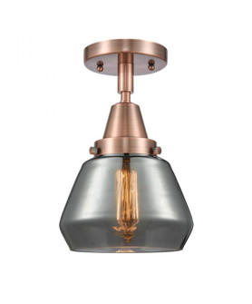 Fulton - 1 Light - 7 inch - Antique Copper - Semi-Flush Mount (3442|447-1C-AC-G173)