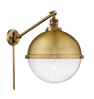 Hampden - 1 Light - 13 inch - Brushed Brass -Adjustable Swing Arm (3442|237-BB-HFS-124-BB-LED)