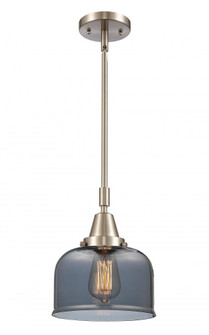 Bell - 1 Light - 8 inch - Brushed Satin Nickel - Mini Pendant (3442|447-1S-SN-G73)