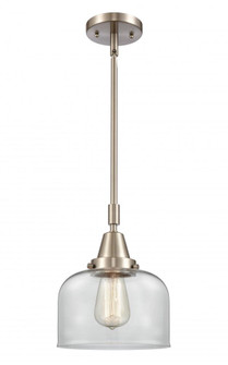 Bell - 1 Light - 8 inch - Brushed Satin Nickel - Mini Pendant (3442|447-1S-SN-G72-LED)