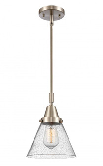 Cone - 1 Light - 8 inch - Brushed Satin Nickel - Mini Pendant (3442|447-1S-SN-G44)
