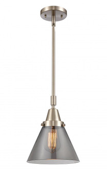 Cone - 1 Light - 8 inch - Brushed Satin Nickel - Mini Pendant (3442|447-1S-SN-G43)