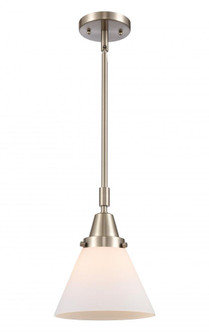 Cone - 1 Light - 8 inch - Brushed Satin Nickel - Mini Pendant (3442|447-1S-SN-G41)