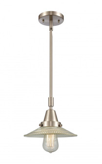 Halophane - 1 Light - 9 inch - Brushed Satin Nickel - Mini Pendant (3442|447-1S-SN-G2-LED)