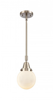 Beacon - 1 Light - 6 inch - Brushed Satin Nickel - Mini Pendant (3442|447-1S-SN-G201-6-LED)
