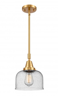 Bell - 1 Light - 8 inch - Satin Gold - Mini Pendant (3442|447-1S-SG-G74)