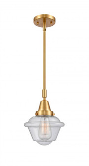 Oxford - 1 Light - 8 inch - Satin Gold - Mini Pendant (3442|447-1S-SG-G534-LED)