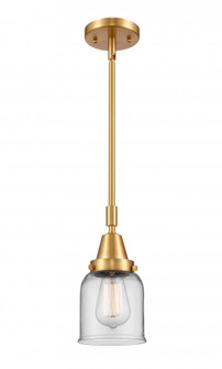 Bell - 1 Light - 5 inch - Satin Gold - Mini Pendant (3442|447-1S-SG-G52-LED)