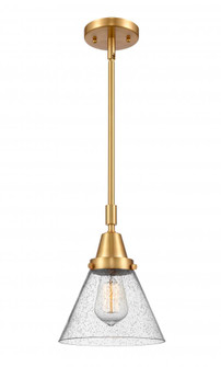 Cone - 1 Light - 8 inch - Satin Gold - Mini Pendant (3442|447-1S-SG-G44-LED)