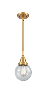 Beacon - 1 Light - 6 inch - Satin Gold - Mini Pendant (3442|447-1S-SG-G204-6-LED)