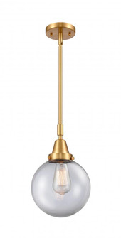 Beacon - 1 Light - 8 inch - Satin Gold - Mini Pendant (3442|447-1S-SG-G202-8-LED)