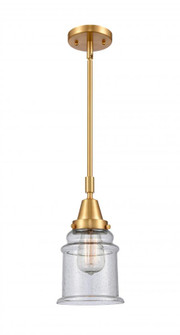 Canton - 1 Light - 7 inch - Satin Gold - Mini Pendant (3442|447-1S-SG-G184-LED)