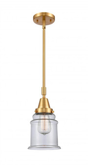 Canton - 1 Light - 7 inch - Satin Gold - Mini Pendant (3442|447-1S-SG-G182-LED)