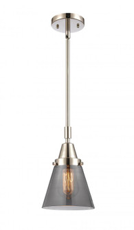 Cone - 1 Light - 6 inch - Polished Nickel - Mini Pendant (3442|447-1S-PN-G63-LED)