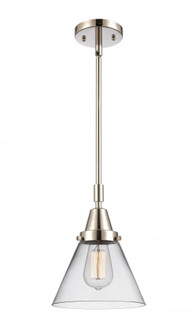 Cone - 1 Light - 8 inch - Polished Nickel - Mini Pendant (3442|447-1S-PN-G42)