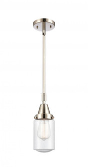 Dover - 1 Light - 5 inch - Polished Nickel - Mini Pendant (3442|447-1S-PN-G314-LED)