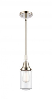 Dover - 1 Light - 5 inch - Polished Nickel - Mini Pendant (3442|447-1S-PN-G312-LED)