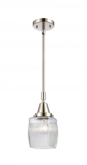 Colton - 1 Light - 6 inch - Polished Nickel - Mini Pendant (3442|447-1S-PN-G302)