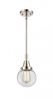 Beacon - 1 Light - 6 inch - Polished Nickel - Mini Pendant (3442|447-1S-PN-G202-6-LED)
