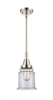 Canton - 1 Light - 7 inch - Polished Nickel - Mini Pendant (3442|447-1S-PN-G182)