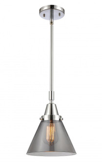 Cone - 1 Light - 8 inch - Polished Chrome - Mini Pendant (3442|447-1S-PC-G43)